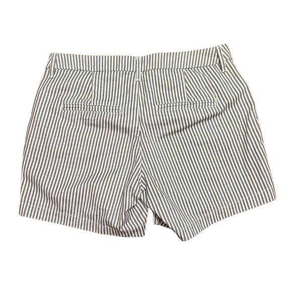 Old Navy Striped Everyday Shorts Women's Size 4 Cotton Blue White - Picture 6 of 6
